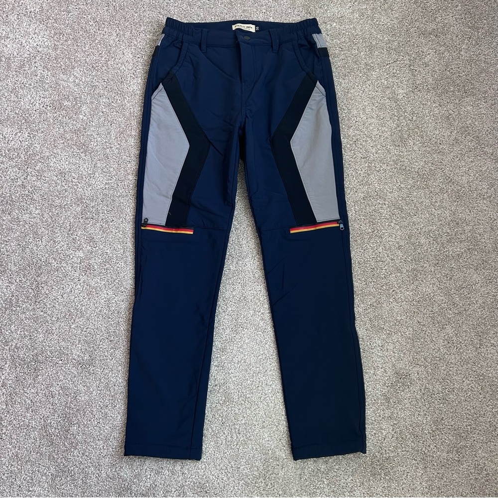 Camii Mia Women's Fleece Lined Winter Hiking Pants Navy Blue Size 30x30